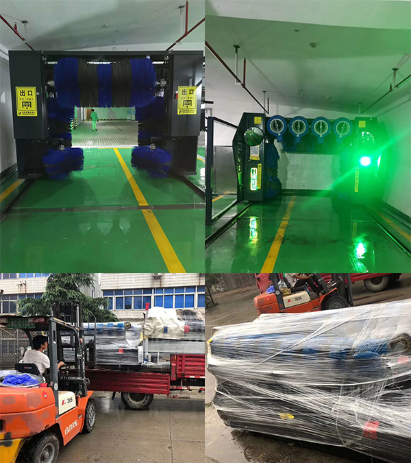 隧道洗車設備，廣西站……發貨了…